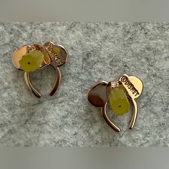 Disney Minnie Mouse Headband Earrings EUC Rose Gold color - Picture 2 of 5